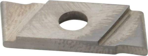 NIKCOLE MINI-SYSTEMS - GIE 1.5mm Cutting Width Carbide Grooving Insert - 6mm Max Depth of Cut, Left Hand, 0.75mm Corner Radius - Americas Industrial Supply