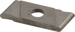 NIKCOLE MINI-SYSTEMS - GIE 2mm Cutting Width Carbide Grooving Insert - 6mm Max Depth of Cut, Right Hand, 1mm Corner Radius - Americas Industrial Supply