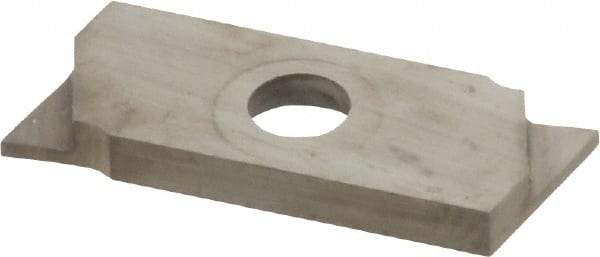 NIKCOLE MINI-SYSTEMS - GIE 0.7mm Cutting Width Carbide Grooving Insert - 2.54mm Max Depth of Cut, Right Hand - Americas Industrial Supply
