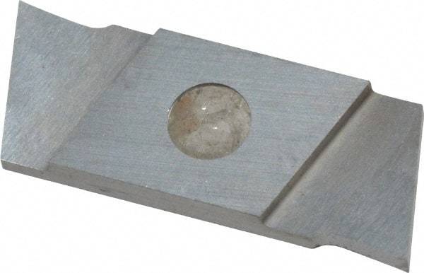 NIKCOLE MINI-SYSTEMS - GIE 1.3mm Cutting Width Carbide Grooving Insert - 6mm Max Depth of Cut, Left Hand - Americas Industrial Supply