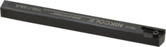 NIKCOLE MINI-SYSTEMS - External Thread, 4-1/2" OAL, Right Hand Indexable Grooving Cutoff Toolholder - 3/8" Shank Height x 3/8" Shank Width, GIE Insert Style, THE Toolholder Style, Series Mini-Systems - Americas Industrial Supply