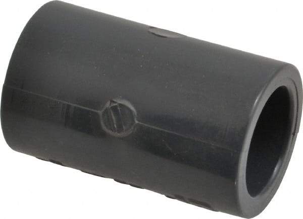 Value Collection - 3/8" PVC Plastic Pipe Coupling - Schedule 80, Slip End Connections - Americas Industrial Supply