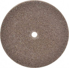 3M - 3" Diam, 1/8" Face Width, 1/4" Center Hole, Medium Grade, Aluminum Oxide Deburring Wheel - Unitized, Hard Density 8 Grade, 18,100 RPM - Americas Industrial Supply