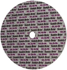 3M - 12" Diam, 1/2" Face Width, 1-1/4" Center Hole, Fine Grade, Silicon Carbide Deburring Wheel - Unitized, Soft Density 2 Grade, 2,600 RPM - Americas Industrial Supply