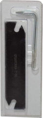 Hertel - 1.02" Blade Height, 3/32" Blade Width, 4.33" OAL, Right Hand Cut, Single End Indexable Cut-Off Blade - MGIH Blade - Americas Industrial Supply