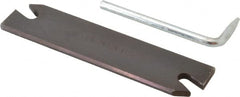 Hertel - 1.02" Blade Height, 5/32" Blade Width, 4.33" OAL, Right Hand Cut, Single End Indexable Cut-Off Blade - MGIH Blade - Americas Industrial Supply