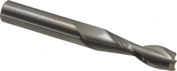 Onsrud - 3/8" Cutting Diam x 1-1/4" Length of Cut, 2 Flute, Upcut Spiral Router Bit - Uncoated, Right Hand Cut, Solid Carbide, 3" OAL x 3/8" Shank Diam, Double Edge, 30° Helix Angle - Americas Industrial Supply