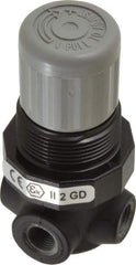 Norgren - 1/8" NPT Relief Valve - 0.7 CV Rate, 21 CFM, 100 Max psi, Knob Adjustment Actuator - Americas Industrial Supply