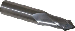Melin Tool - 20mm Diam, 38mm LOC, 2 Flute, 90° Point Angle, Solid Carbide Drill Mill - Uncoated, 4" OAL, 20mm Shank Diam - Americas Industrial Supply