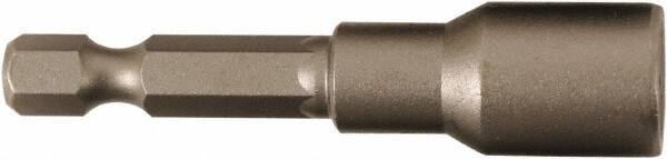 Wiha - 6mm Magnetic Nutsetter - 1/4" Hex Drive, 2-1/8" OAL - Americas Industrial Supply