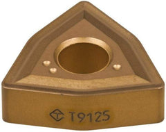 Tungaloy - WNMG432 Grade T5125 Carbide Turning Insert - TiCN/Al2O3 Finish, 80° Trigon, 1/2" Inscr Circle, 3/16" Thick, 1/32" Corner Radius - Americas Industrial Supply