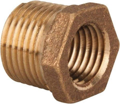 Legend Valve - Class 125, 1" Internal Pipe, Bronze Hex Bushing - MNPT x FNPT - Americas Industrial Supply