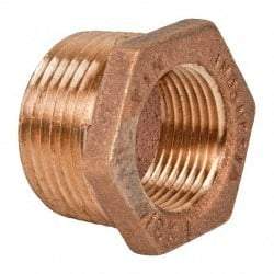 Legend Valve - Class 125, 1" Internal Pipe, Bronze Hex Bushing - MNPT x FNPT - Americas Industrial Supply