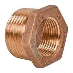 Legend Valve - Class 125, 1" Internal Pipe, Bronze Hex Bushing - MNPT x FNPT - Americas Industrial Supply