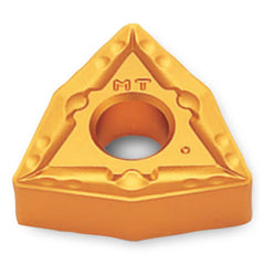 Turning Insert:  WNMG432MT TT9225,  Solid Carbide TiCN, Al2O3 & TiN Finish,  Neutral,  0.3430″ Long,  1/2″ Inscribed Circle,  0.0310″ Corner Radius,  80.0 &deg N/A Trigon,  Series  WNMG