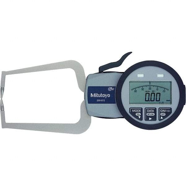 Mitutoyo - Electronic Caliper Gages Type: Outside Minimum Measurement (mm): 0.0000 - Americas Industrial Supply