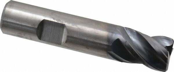 Kennametal - 5/8", 4 Flute, Solid Carbide, 0.06" Corner Radius End Mill - 3" OAL, 3/4" LOC - Americas Industrial Supply
