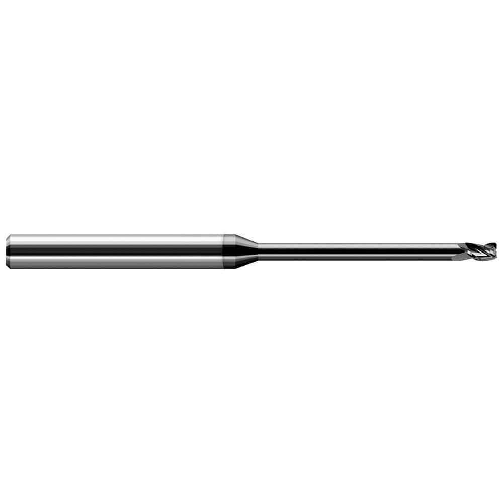 Harvey Tool - 5/64" Diam 3 Flute Solid Carbide 0.01" Corner Radius - Exact Industrial Supply