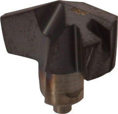 Iscar - Series ICP-2M, 12.29mm Diam Grade IC908 140° Replaceable Drill Tip - Carbide, TiAlN Finish, 12 Seat Size - Americas Industrial Supply