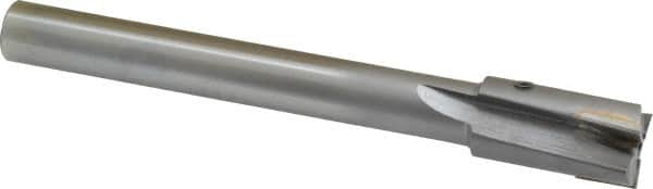 Made in USA - 11/16" Diam, 1/2" Shank, Diam, 3 Flutes, Straight Shank, Interchangeable Pilot Counterbore - Americas Industrial Supply