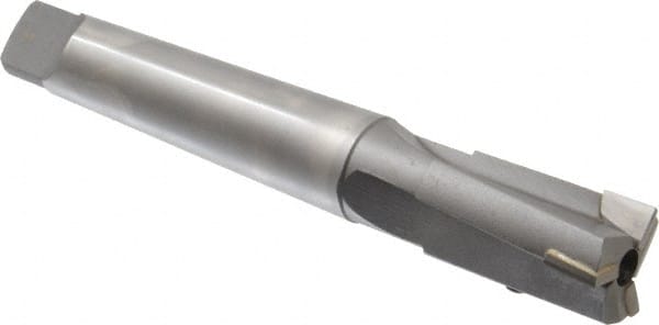 Made in USA - 1-1/16" Diam, 3 Flutes, Morse Taper Shank, Interchangeable Pilot Counterbore - Americas Industrial Supply