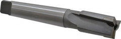 Made in USA - 1-1/8" Diam, 3 Flutes, Morse Taper Shank, Interchangeable Pilot Counterbore - Americas Industrial Supply