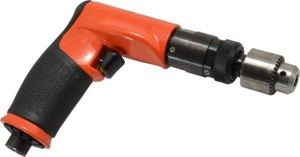 Dotco - 1/4" Keyed Chuck - Pistol Grip Handle, 1,000 RPM, 0.4 hp, 90 psi - Americas Industrial Supply