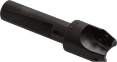 Kyocera - 20° Lead Angle, 9/16" Max Cut Diam, 9/16" Min Cut Diam, 0.33" Max Depth of Cut, Indexable Chamfer and Angle End Mill - 2 Inserts, XPMT 0902.. Insert Style, 2.78" Overall Length, Straight Shank - Americas Industrial Supply