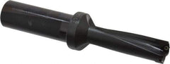 Kyocera - 1.87" Max Drill Depth, 3xD, 5/8" Diam, Indexable Insert Drill - 2 Inserts, 3/4" Shank Diam, Whistle Notch Shank - Americas Industrial Supply