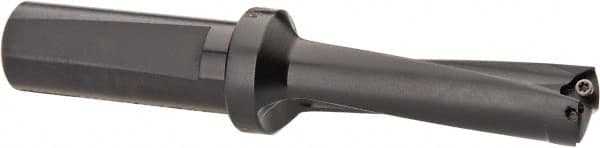 Kyocera - 2.06" Max Drill Depth, 3xD, 11/16" Diam, Indexable Insert Drill - 2 Inserts, 3/4" Shank Diam, Whistle Notch Shank - Americas Industrial Supply