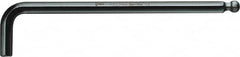 Wera - 1/2" Hex, Long Arm, Hex Key - 224mm OAL, Inch System of Measurement - Americas Industrial Supply