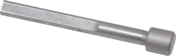 Made in USA - 1/4" Head Diam, 5/32" Shank Diam, Counterbore Pilot - Bright Finish, Carbon Steel - Americas Industrial Supply