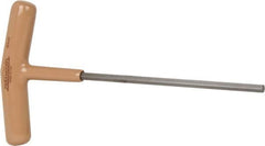 Paramount - 4mm Hex, T-Handle Cushion Grip, Hex Key - 6" OAL, Steel, Metric System of Measurement - Americas Industrial Supply