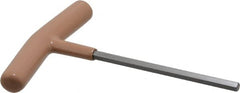 Paramount - 6mm Hex, T-Handle Cushion Grip, Hex Key - 6" OAL, Steel, Metric System of Measurement - Americas Industrial Supply