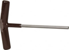 Paramount - 7/32" Hex, T-Handle Cushion Grip, Hex Key - 6" OAL, Steel, Inch System of Measurement - Americas Industrial Supply