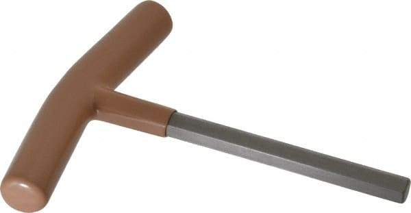 Paramount - 10mm Hex, T-Handle Cushion Grip, Hex Key - 6" OAL, Steel, Metric System of Measurement - Americas Industrial Supply