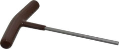 Paramount - 3/16" Hex, T-Handle Cushion Grip, Hex Key - 6" OAL, Steel, Inch System of Measurement - Americas Industrial Supply