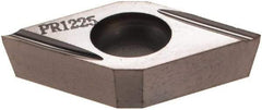 Kyocera - DCET32.50.2 F Grade PR1225 Carbide Turning Insert - Megacoat Finish, 55° Diamond, 3/8" Inscr Circle, 5/32" Thick, 0.004" Corner Radius - Americas Industrial Supply