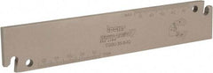 Iscar - 1.378" Blade Height, 0.205" Blade Width, 7.087" OAL, Neutral Cut, Single End Indexable Cut-Off Blade - TGSU Blade, Tang-GripIQ Series - Americas Industrial Supply
