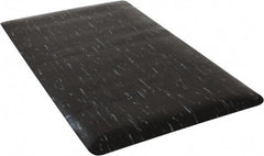 PRO-SAFE - 5' Long x 3' Wide, Dry Environment, Anti-Fatigue Matting - Black Marbleized, Vinyl with Vinyl Sponge Base - Americas Industrial Supply