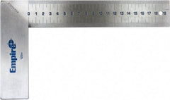 Empire Level - 8" Blade Length, 5-1/8" Base Length Stainless Steel (Blade) & Aluminum Square - Americas Industrial Supply