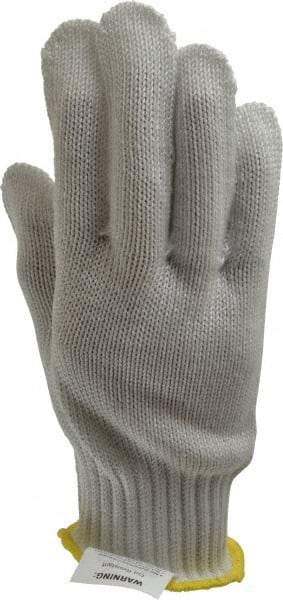 PRO-SAFE - Size M (8), ANSI Cut Lvl A6, Abrasion Lvl 3, Composite of Cut-Resistant Fibers Cut Resistant Gloves - 10" Long, Knit Wrist, White, Ambidextrous - Americas Industrial Supply
