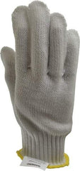 PRO-SAFE - Size M (8), ANSI Cut Lvl A6, Abrasion Lvl 3, Composite of Cut-Resistant Fibers Cut Resistant Gloves - 10" Long, Knit Wrist, White, Ambidextrous - Americas Industrial Supply