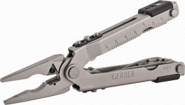 Gerber - 14 Piece, Multi-Tool Set - 6-5/8" OAL, 4-59/64" Closed Length - Americas Industrial Supply