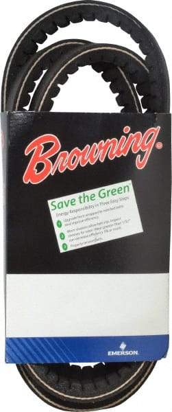 Browning - Section BX, 21/32" Wide, 65" Outside Length, Gripnotch V-Belt - Rubber Compound, Gripnotch, No. BX62 - Americas Industrial Supply