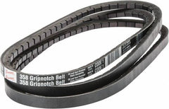 Browning - Section 5VX, 5/8" Wide, 112" Outside Length, Gripnotch V-Belt - Rubber Compound, 358 Gripnotch, No. 5VX1120 - Americas Industrial Supply