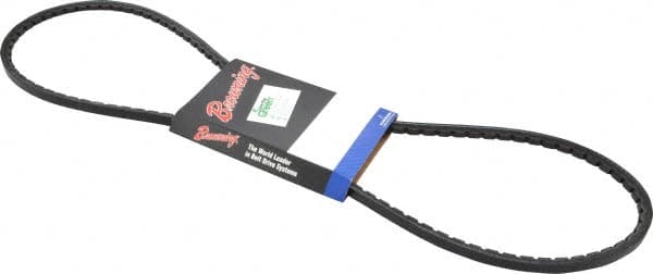 Browning - Section 3VX, 3/8" Wide, 50" Outside Length, Gripnotch V-Belt - Rubber Compound, 358 Gripnotch, No. 3VX500 - Americas Industrial Supply