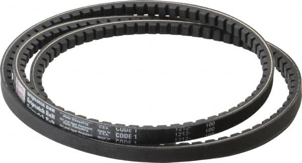 Browning - Section AX, 1/2" Wide, 76" Outside Length, Gripnotch V-Belt - Rubber Compound, Gripnotch, No. AX74 - Americas Industrial Supply