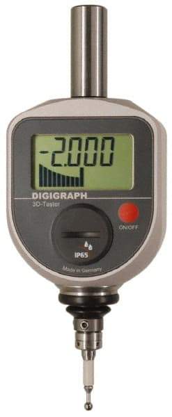 SPI - 31mm Point Length, 4mm Point Diameter, Electronic Positioning Indicator - 0.01mm Accuracy, 0.01mm Resolution, CR2032 Battery - Americas Industrial Supply