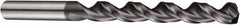 DORMER - 9.4mm 130° Cobalt Jobber Drill - AlCrN Finish, Right Hand Cut, Spiral Flute, Straight Shank, 125mm OAL, Special Type Point - Americas Industrial Supply